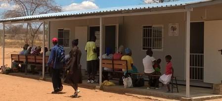 Busy clinic in a remote area